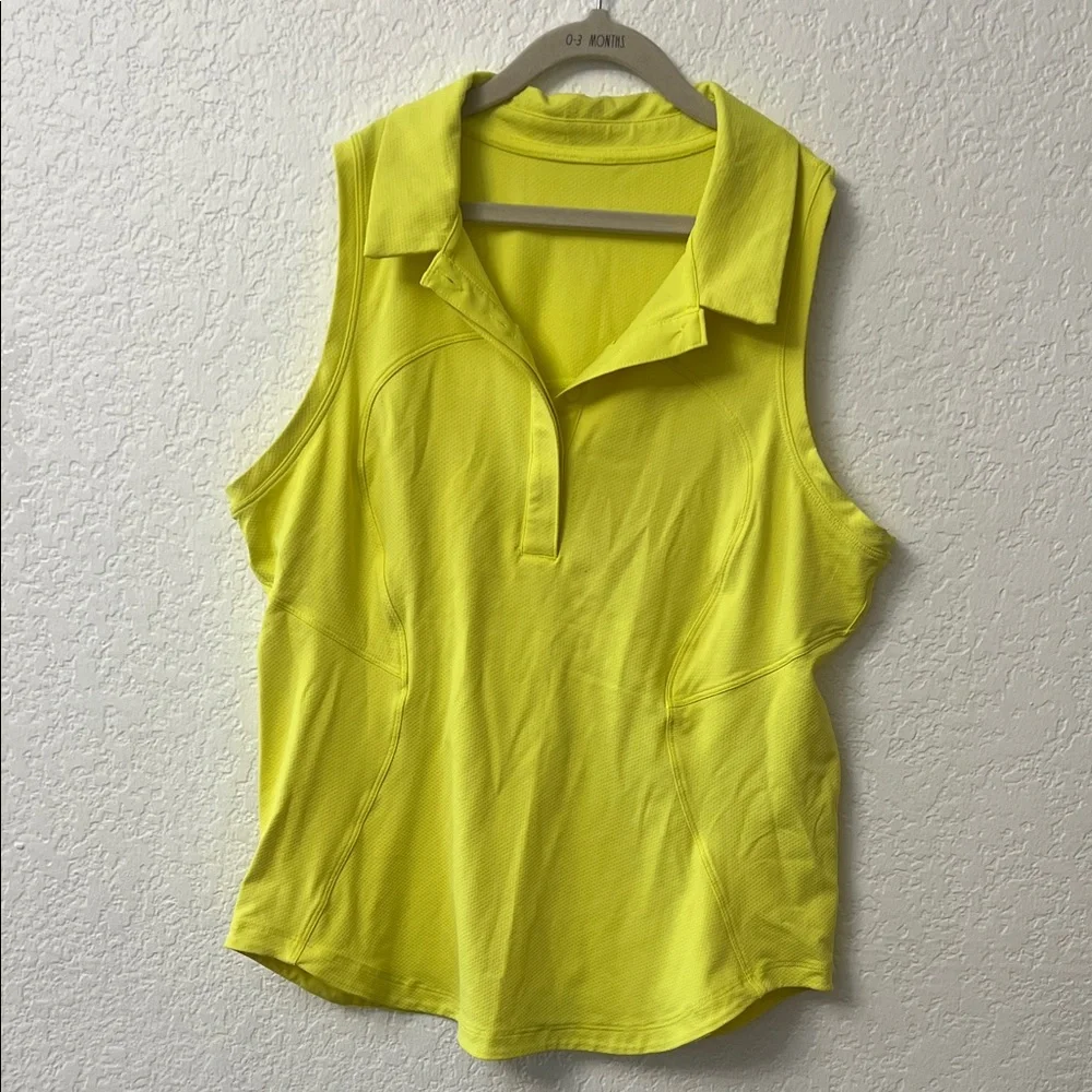 Lululemon Athletica Vibrant Yellow Tank Top